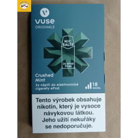 NÁPLŇ PRO VUSE EPOD CRUSHED MINT 18MG/ML