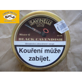 Savinelli Black Cavendish 50g (Mistr G)